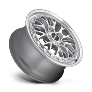 18X8.5 Rotiform R155 LSR GLOSS SILVER MACHINED 5X112