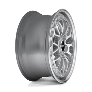 18X9.5 Rotiform R155 LSR GLOSS SILVER MACHINED 5X100