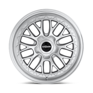 18X8.5 Rotiform R155 LSR GLOSS SILVER MACHINED 5X112