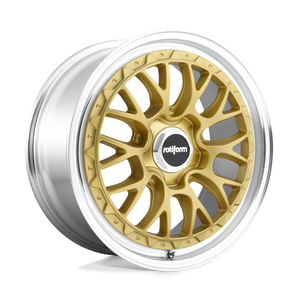19X8.5 Rotiform R156 LSR MATTE GOLD MACHINED 5X112