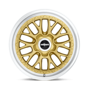 19X8.5 Rotiform R156 LSR MATTE GOLD MACHINED 5X112