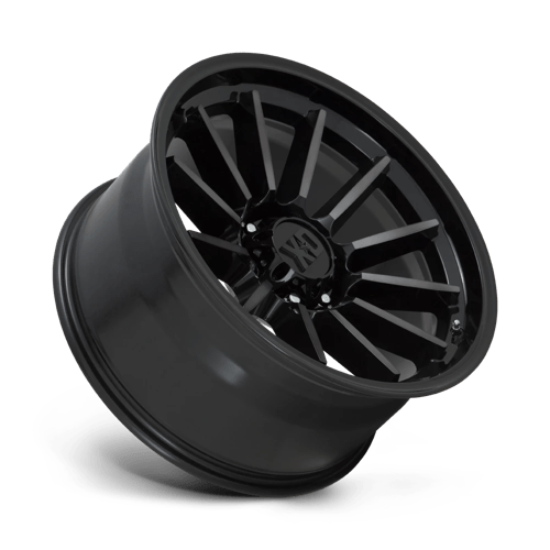 17X9 XD XD855 LUXE GLOSS BLACK MACH W/ GRAY TINT 5X127