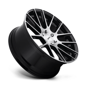 22X9.5 DUB 1PC S206 LUXE GLOSS BLACK BRUSHED 6X139.7