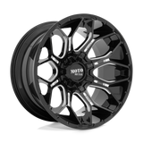 20X10 Moto Metal MO808 SNIPER GLOSS BLACK MILLED 5X127/5X139.7