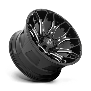20X10 Moto Metal MO808 SNIPER GLOSS BLACK MILLED 8X170
