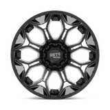 20X10 Moto Metal MO808 SNIPER GLOSS BLACK MILLED 8X165.1