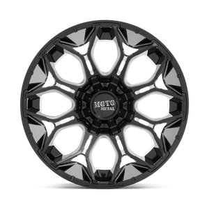 20X9 Moto Metal MO808 SNIPER GLOSS BLACK MILLED 6X135/6X139.7