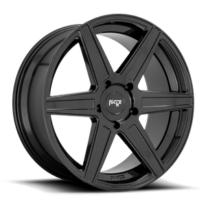 24X10 Niche 1PC M237 CARINA GLOSS BLACK 5X150