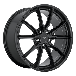 22X10.5 Niche 1PC M238 RAINIER MATTE BLACK 5X115