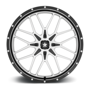 24X7 MSA Offroad Wheels M45 PORTAL GLOSS BLACK MACHINED 4X137