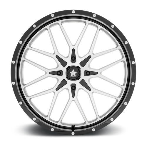 24X7 MSA Offroad Wheels M45 PORTAL GLOSS BLACK MACHINED 4X156