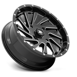 18X7 MSA Offroad Wheels M46 BLADE GLOSS BLACK MILLED 4X156