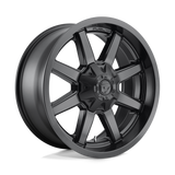 20X10 Fuel 1PC D436 MAVERICK RIMS - SATIN BLACK 8X180