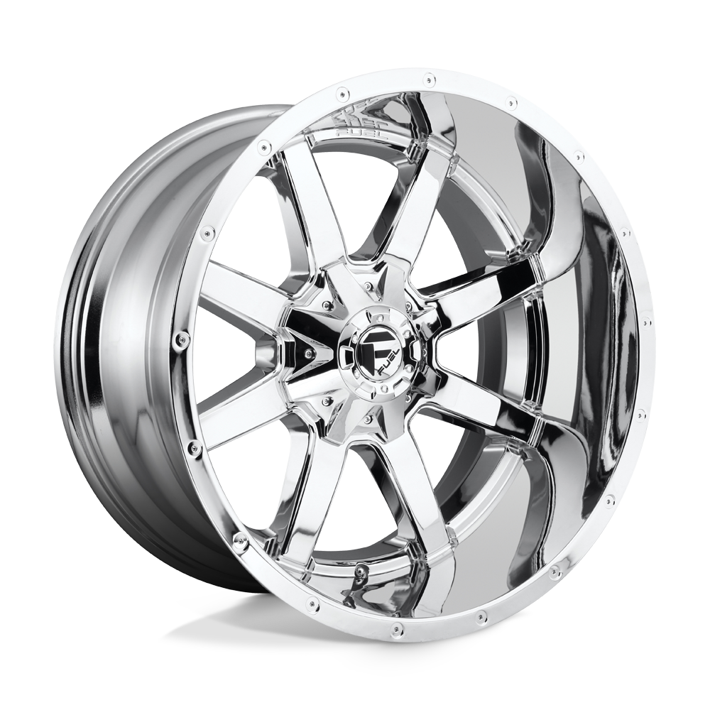 18X9 Fuel 1PC D536 MAVERICK RIMS - CHROME PLATED 8X180