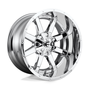 20X10 Fuel 1PC D536 MAVERICK RIMS - CHROME PLATED 8X180