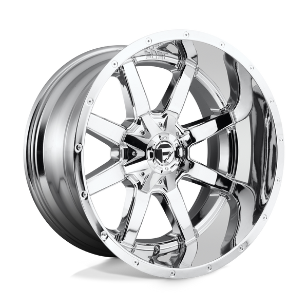 20X10 Fuel 1PC D536 MAVERICK RIMS - CHROME PLATED 8X180