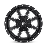 20X10 Fuel 1PC D538 MAVERICK RIMS - MATTE BLACK MILLED 8X180