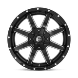 22X9.5 Fuel 1PC D610 MAVERICK RIMS - GLOSS BLACK MILLED 6X135/6X139.7