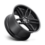 19X9.5 Niche 1PC M194 METHOS GLOSS BLACK MATTE BLACK 5X112