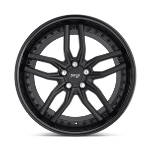 19X9.5 Niche 1PC M194 METHOS GLOSS BLACK MATTE BLACK 5X112