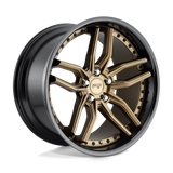 19X8.5 Niche 1PC M195 METHOS MATTE BRONZE BLACK BEAD RING 5X112