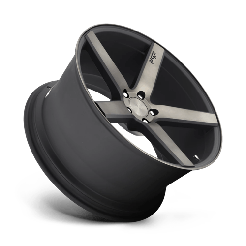 19X8.5 Niche 1PC M134 MILAN MATTE BLACK DDT MACHINED 5X114.3