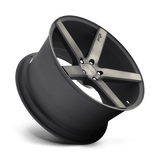 20X10 Niche 1PC M134 MILAN MATTE BLACK DDT MACHINED 5X114.3