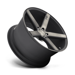 20X10 Niche 1PC M134 MILAN MATTE BLACK DDT MACHINED 5X114.3