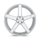 19X8.5 Niche 1PC M135 MILAN GLOSS SILVER MACHINED 5X114.3
