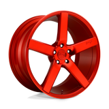 20X10.5 Niche 1PC M187 MILAN CANDY RED 5X120
