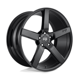 20X10 Niche 1PC M188 MILAN GLOSS BLACK 5X114.3