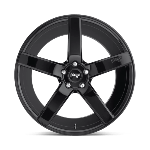 20X10 Niche 1PC M188 MILAN GLOSS BLACK 5X114.3
