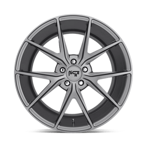 19X8.5 Niche 1PC M116 MISANO MATTE GUN METAL 5X114.3