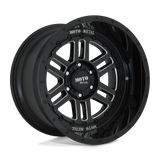 20X10 Moto Metal MO800 DEEP SIX GLOSS BLACK MILLED 6X135