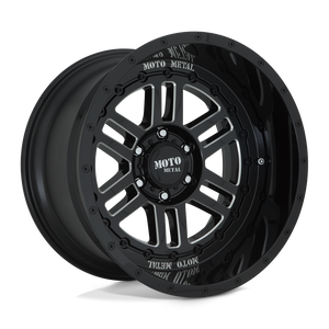20X10 Moto Metal MO800 DEEP SIX GLOSS BLACK MILLED 6X139.7