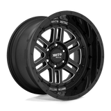 20X10 Moto Metal MO800 DEEP SIX GLOSS BLACK MILLED 6X135