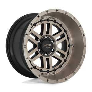20X12 Moto Metal MO800 DEEP SIX SATIN BLACK W/ BRONZE TINT 8X170
