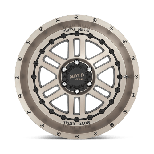20X12 Moto Metal MO800 DEEP SIX SATIN BLACK W/ BRONZE TINT 8X170