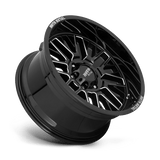 22X10 Moto Metal MO802 WARLOCK GLOSS BLACK MILLED 6X139.7