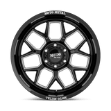 20X10 Moto Metal MO803 BANSHEE GLOSS BLACK MILLED 5X139.7