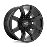 22X10 Moto Metal MO804 SPIDER GLOSS BLACK 5X139.7/5X150