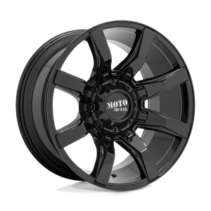 22X10 Moto Metal MO804 SPIDER GLOSS BLACK 5X139.7/5X150