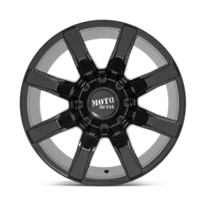 22X10 Moto Metal MO804 SPIDER GLOSS BLACK 5X139.7/5X150