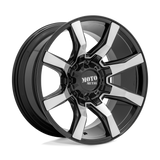 20X10 Moto Metal MO804 SPIDER GLOSS BLACK MACHINED 5X127/5X139.7
