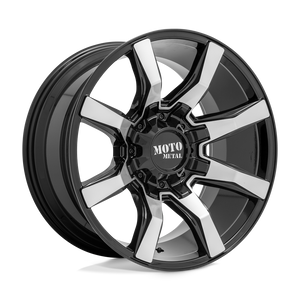 20X10 Moto Metal MO804 SPIDER GLOSS BLACK MACHINED 6X135/6X139.7