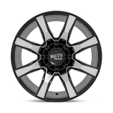 20X10 Moto Metal MO804 SPIDER GLOSS BLACK MACHINED 6X135/6X139.7