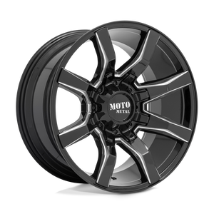20X10 Moto Metal MO804 SPIDER GLOSS BLACK MILLED 5X127/5X139.7