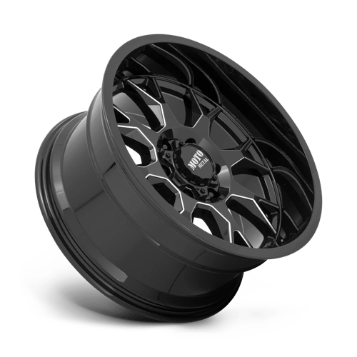 20X10 Moto Metal MO806 GLOSS BLACK MILLED 6X139.7