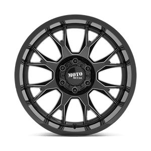 20X10 Moto Metal MO806 GLOSS BLACK MILLED 8X180