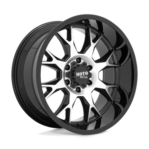 22X12 Moto Metal MO806 GLOSS BLACK MACHINED 5X127
